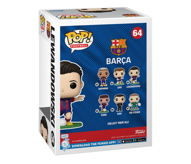 Funko POP Football: FC Barcelona - Lewandowski - 1236622 - zdjęcie 4